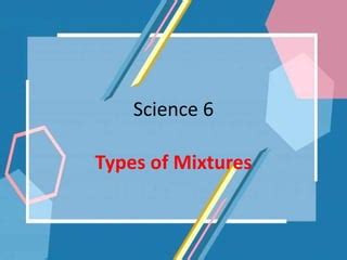 Image result for Grade 6 Science Assignment Example of Mixture