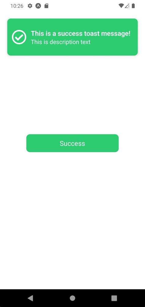 Image result for Success Message Design React Native