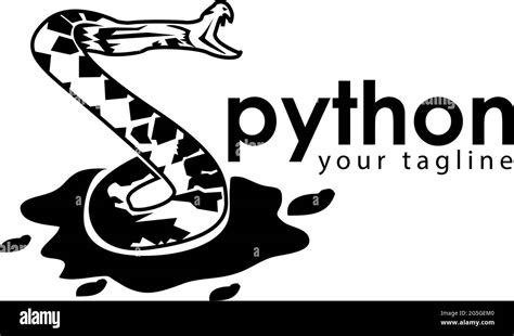 Image result for Python Logo with Black Background