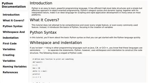 Image result for Python Documentation Style Guide