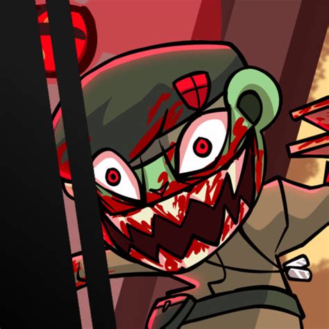 Image result for FNF Flippy Flipped Out Character Everything Triggered