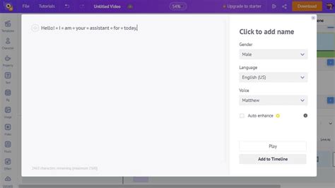 Animation Maker Dialog. Video に対する画像結果