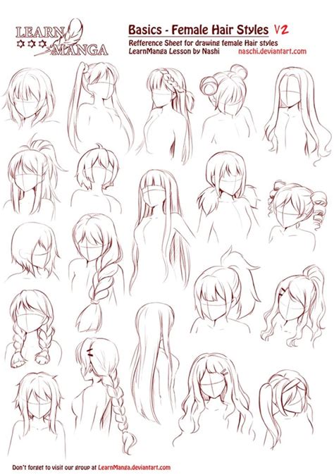 Image result for Manga Hair Drawing Tutorial