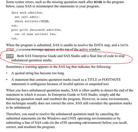 Image result for SAS Comment Syntax