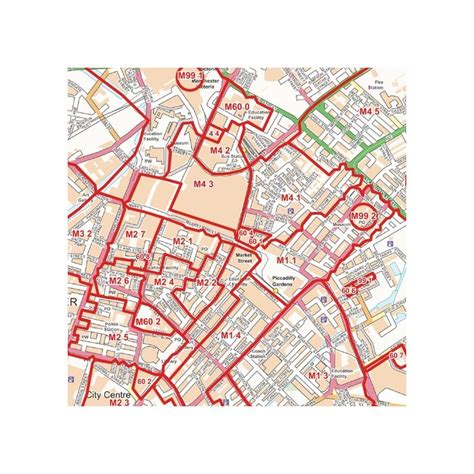 Image result for Manchester Postcode Map