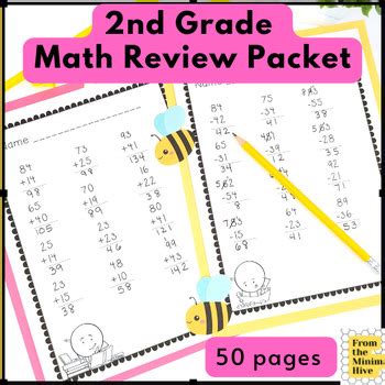 Image result for 3rd Grade Math Packet