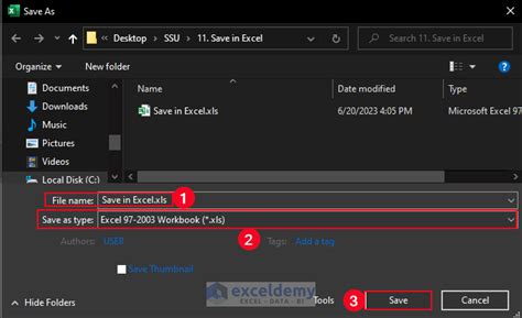 Image result for How to Save Excel File in XLS Format