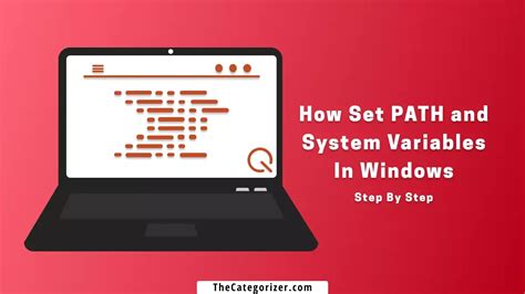 Steps to Add Path in Variable Directory of Windows に対する画像結果