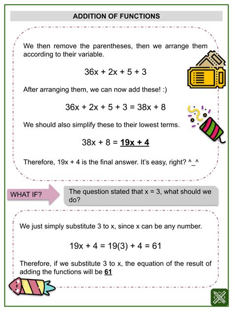 Image result for Adding Functions Worksheet