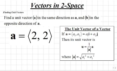 Toradh íomhá ar Finding Unit Vector