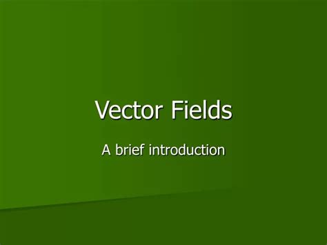 Vector Fields に対する画像結果