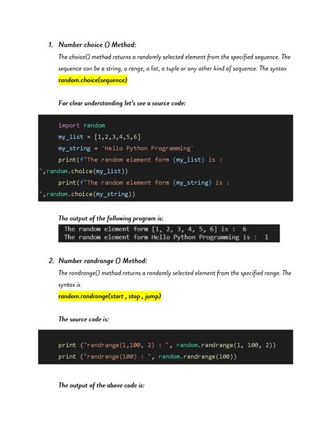 Image result for Random Number Function Python