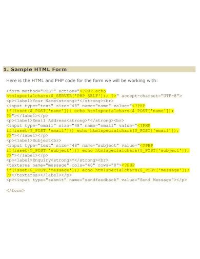 Simple Sample HTML File に対する画像結果