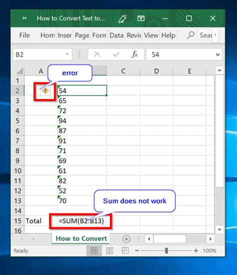 نتيجة الصورة لـ Convert Text to Number Excel