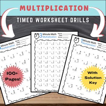 Timed Multiplication Practice Sheets に対する画像結果