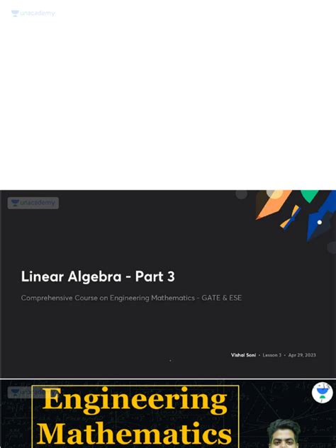 Linear Algebra 3 に対する画像結果