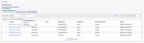 How to Change Update Set in ServiceNow to Globalutah に対する画像結果