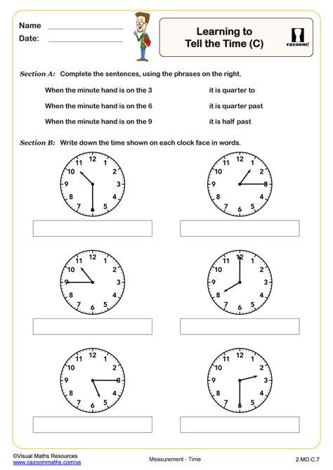 Time Worksheets for Grade 2 Word Problems に対する画像結果