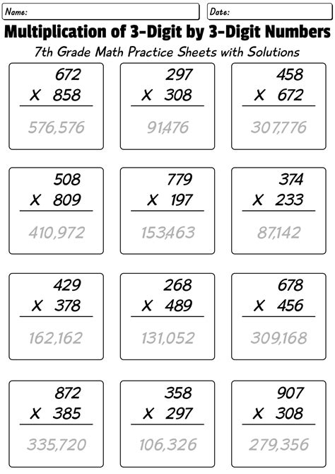 Image result for 7th Grade Math Worksheets PDF