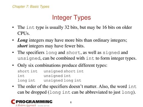 Image result for Integer Types
