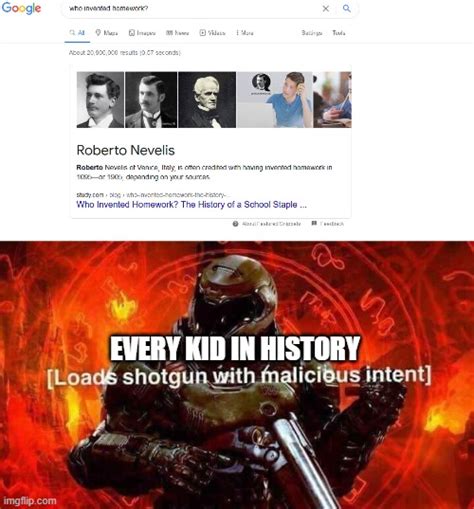 Image result for Who Invented Homework Meme