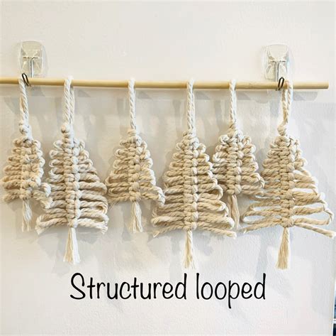 Macrame Christmas Tree Garland - Etsy