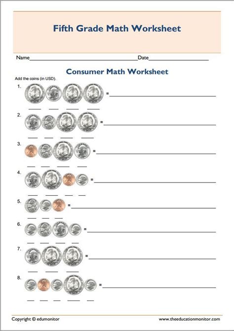 Image result for 5th Grade Printable Math Packets