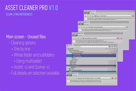 نتيجة الصورة لـ How to Clean a Project in Unity