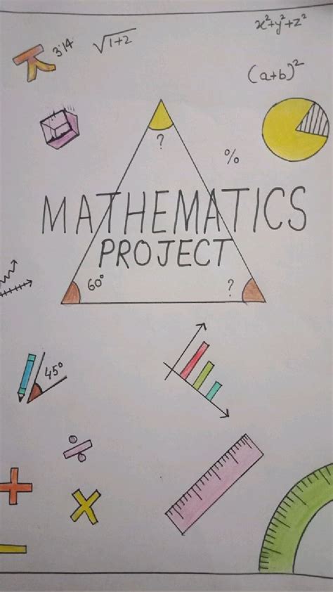 Afbeeldingsresultaten voor Mathematics Project Cover Page