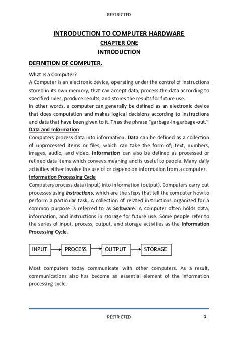 Image result for Introduction to Computer Notes.pdf