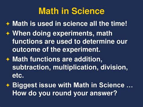 Toradh íomhá ar Math in Science Examples