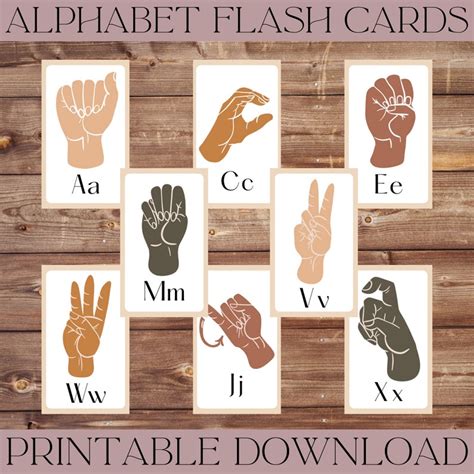 Image result for Sign Language ABC Flash Cards