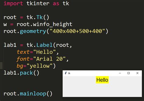 Afbeeldingsresultaten voor Tkinter Python Window Width Examples