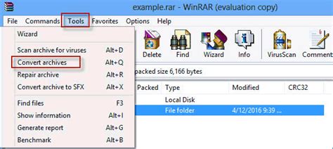 Convert Folder to Rar File ਲਈ ਪ੍ਰਤੀਬਿੰਬ ਨਤੀਜਾ