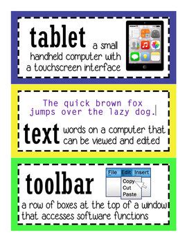 Image result for Computer Lab Word Wall