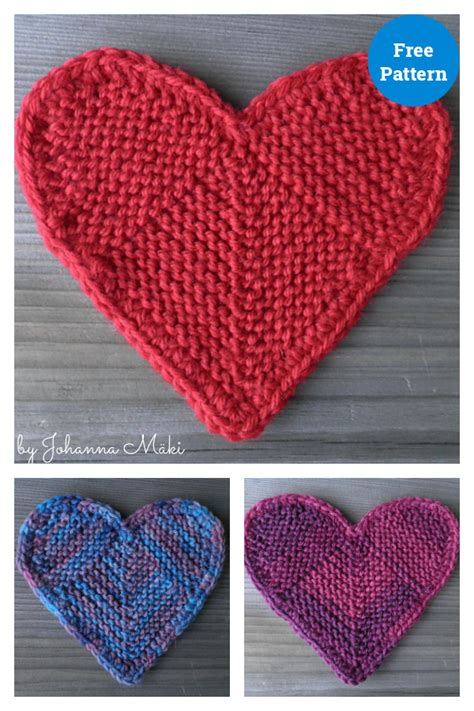 Knit Heart Pattern に対する画像結果