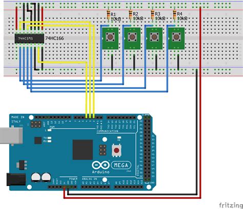 Toradh íomhá ar Wire a Button Arduino
