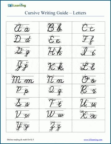 For Cursive Writing に対する画像結果