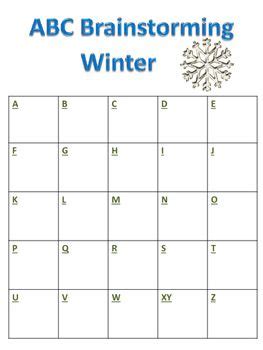 ABC Brainstorming Worksheet-এর ছবি ফলাফল