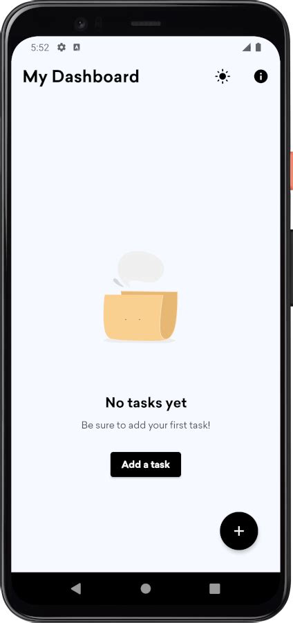 Toradh íomhá ar Android Task App