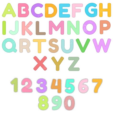 Free Clipart Alphabet Letters And Numbers - Infoupdate.org