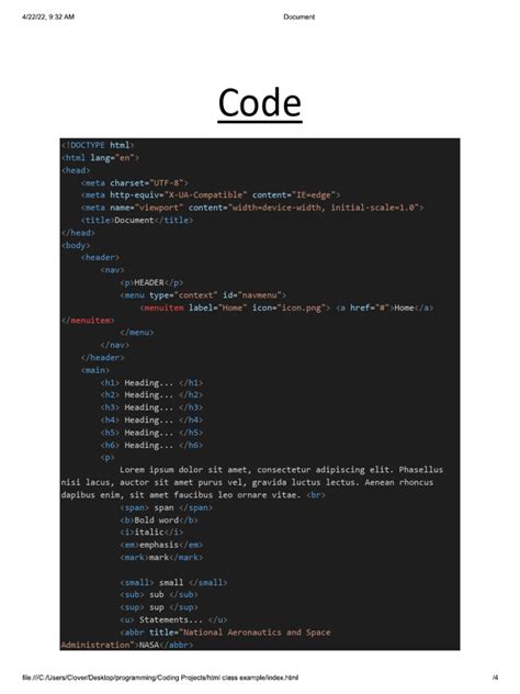 Image result for Sample Html