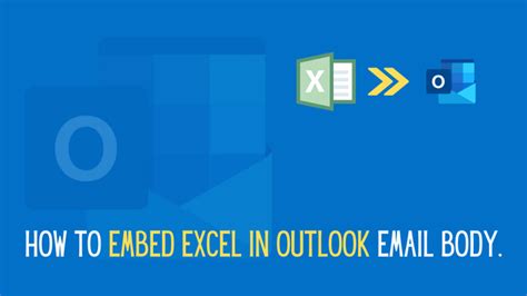 Image result for Embed Outlook Email in Excel