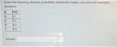 Discrete Probability Distribution Table ପାଇଁ ପ୍ରତିଛବି ଫଳାଫଳ