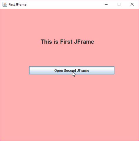 Image result for How to Open the J Frame GUI