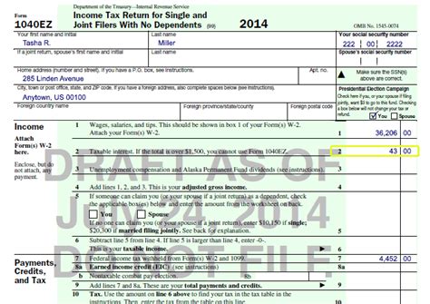 Image result for How to File 1040EZ Tax Form
