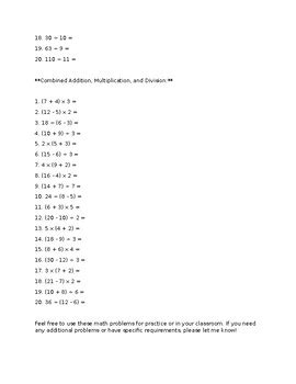Manny Math Basic Problems に対する画像結果
