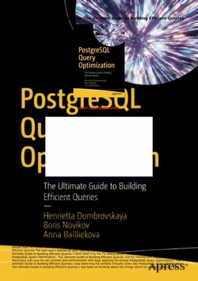 Image result for PostgreSQL Query Optimization
