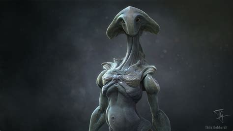 Toradh íomhá ar Alien Female Art by Mechglen