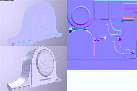 Low Poly Model に対する画像結果